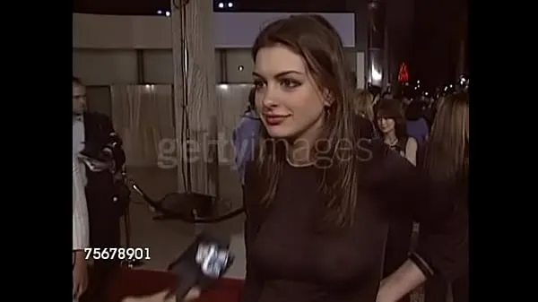 Hot Anne Hathaway in her infamous see-through top clips Videos
