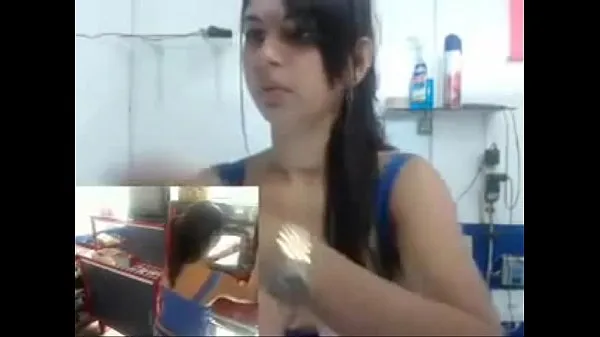 Hot Horny Mexican Masturbating at Work - more free cams at clips Videos