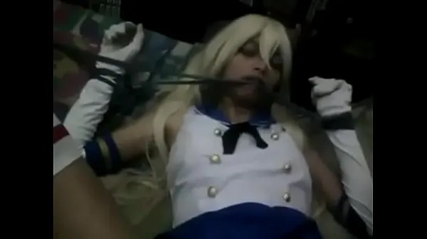 Populaire Amateur Shimakaze Cosplay Sex clips Video's
