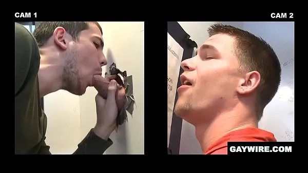 Hot GAYWIRE - Blake Savage Bravely Sticks His Big Dick Inside Of A Dirty Glory Hole clips Videos