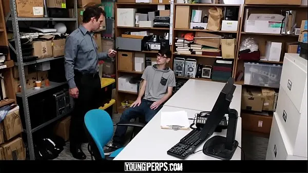 Hot YoungPerps - Nerdy Twink Railed Out By A Security Guard clips Videos