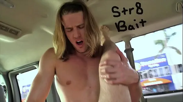 Hot BUS - Beautiful Straight Hunk With Gorgeous Long Hair Dips His Dick In Gay Ass clips Videos