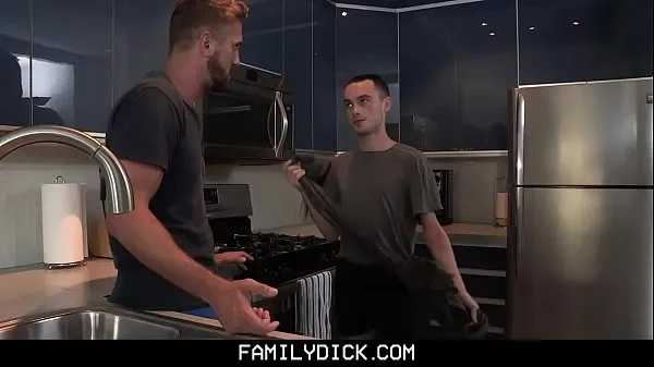 Hot FamilyDick - Sweet Twink Swallows His Stepdad’s Hot Cum clips Videos