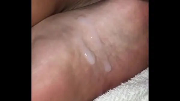 Cum on feetclip video hot