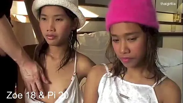 Hot Zoe 18 and Pi 19 have fun sucking stiff cock in the hotel bathroom clips Videos