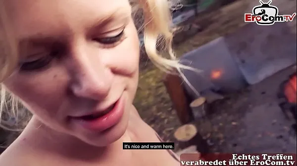 Hot german blonde teen slut naked in car for EroCom Date Sexdate and make a public sex userdate clips Videos