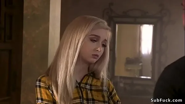 Video klip Fan fucks blonde cam girl in bondage panas