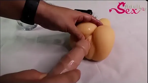 Vídeos Brinquedo de silicone buceta para homens populares