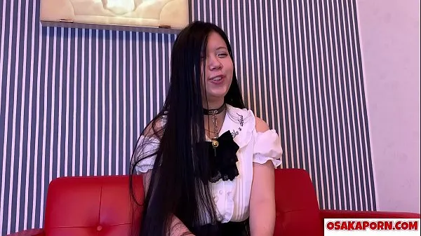 Hot 24 years cute amateur Asian enjoys interview of sex. Young Japanese masturbates with fuck toy. Alice 1 OSAKAPORN clips Videos