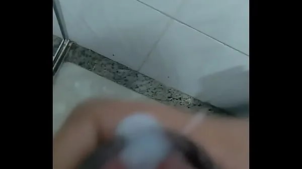 Quick handjob in the bathroomclip video hot