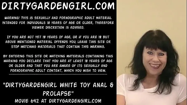 Dirtygardengirl giocattolo bianco anale e prolassoclip video hot