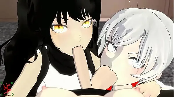 Blake e Weiss pompini cattivi (Rwbyclip video hot