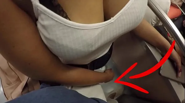 हॉट Unknown Blonde Milf with Big Tits Started Touching My Dick in Subway ! That's called Clothed Sex क्लिप वीडियो