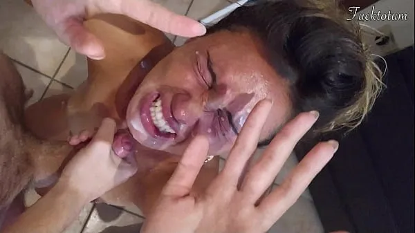Hot Girl orgasms multiple times and in all positions. (at 7.4, 22.4, 37.2). BLOWJOB FEET UP with epic huge facial as a REWARD - FRENCH audio clips Videos