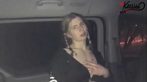 Sıcak Hot public Sex and Blowjob in the car | horny cowgirl klip Videolar
