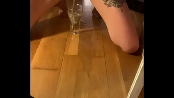 Hot playing and drinking my pee clips Videos