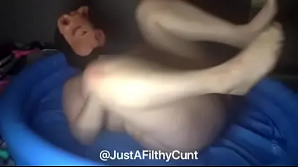 Hot Fuckpig porn JustAFilthyCunt degradation video pissing upside down oinking rubbing dirty cunt clips Videos