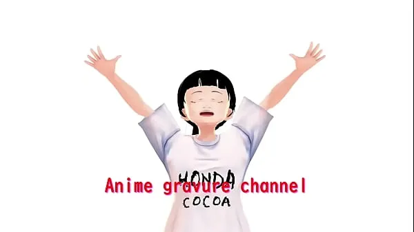 Sıcak Honda Cocoa Anime girl introduce herself in white bikini klip Videolar