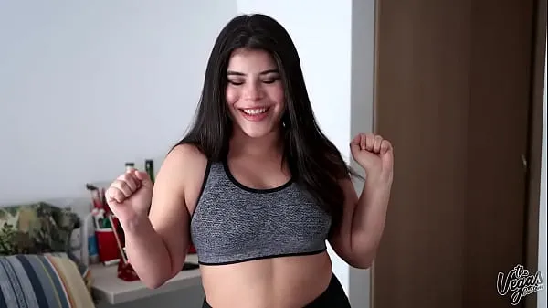 Hot Juicy natural tits latina tries on all of her bra's for you clips Videos