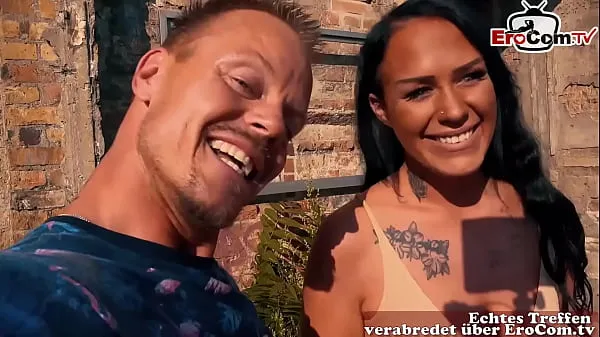 German Latina with big tits pick up at the street clip hấp dẫn Video