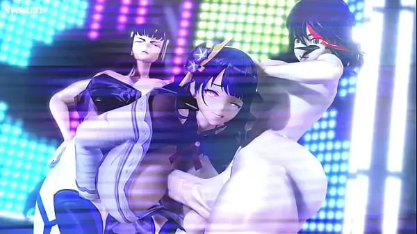 Futa Raiden Shogun and Ryuko and Satsuki clip hấp dẫn Video