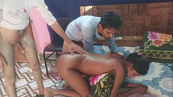Hot First time sex desi girlfriend Threesome Bengali Fucks Two Guys and one girl , Hanif pk and Sumona and Manik clips Videos