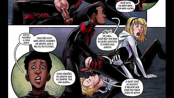 Vidéos Miles Morales et Gwen dans Whore Multiverse, Spider Couple Swap clips populaires