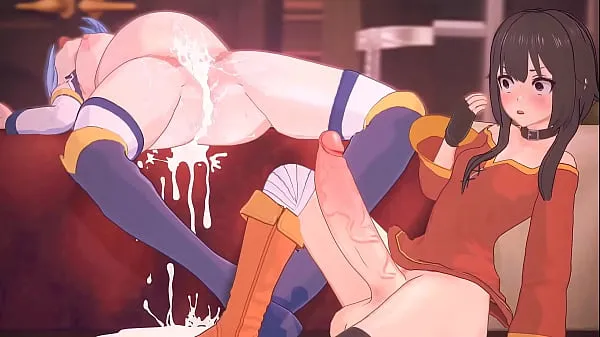 Hot Aqua Gets Pounded (KonoSuba Futa Animation clips Videos