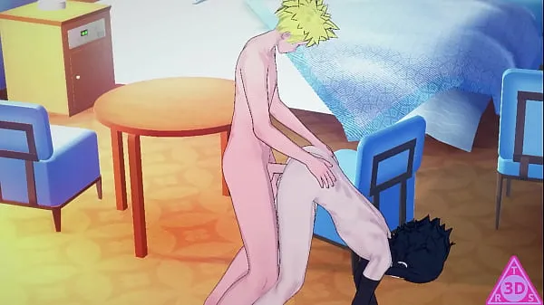 Naruto Sasuke gioco hentai di sesso uncensored Japanese Asian Manga Anime Game..TR3DSclip video hot